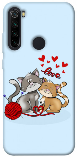 Чохол itsPrint Два коти Love для Xiaomi Redmi Note 8