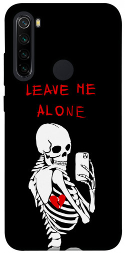 Чохол itsPrint Leave me alone для Xiaomi Redmi Note 8