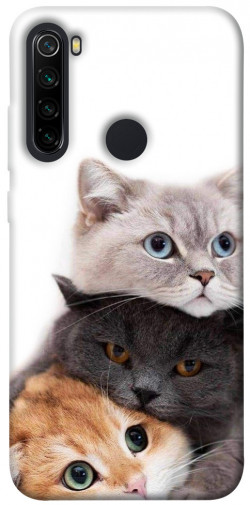 Чохол itsPrint Три коти для Xiaomi Redmi Note 8