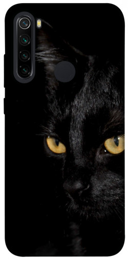 Чехол itsPrint Черный кот для Xiaomi Redmi Note 8