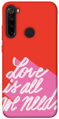 Чехол itsPrint Love is all need для Xiaomi Redmi Note 8