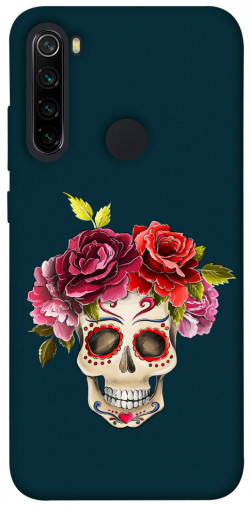Чохол itsPrint Flower skull для Xiaomi Redmi Note 8
