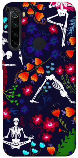 Чехол itsPrint Yoga skeletons для Xiaomi Redmi Note 8