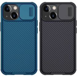 Карбонова накладка Nillkin CamShield Pro Magnetic для Apple iPhone 14/13 (6.1")