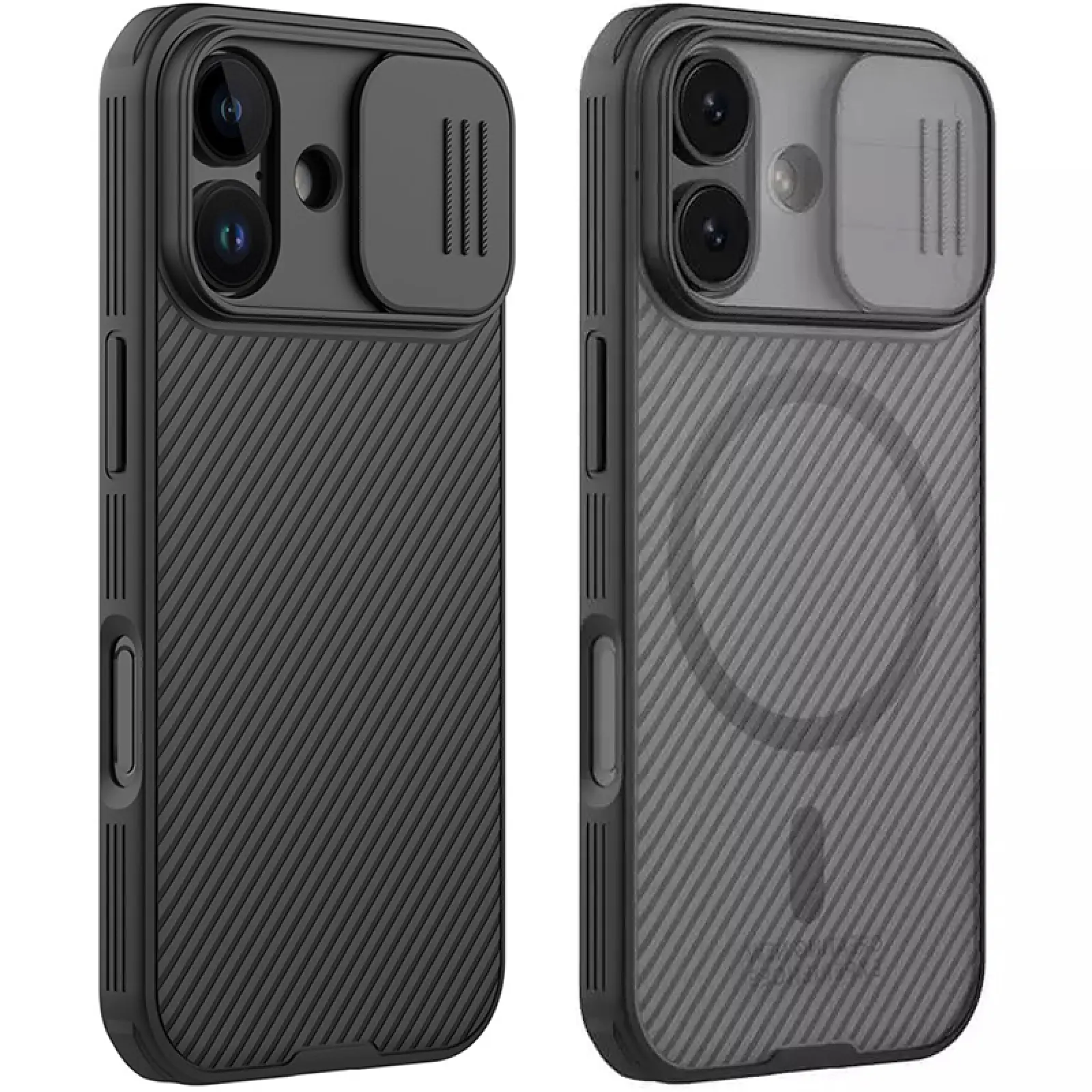 Карбонова накладка Nillkin CamShield Pro Magnetic для Apple iPhone 17 (6.3"), Пластик, купити оптом з доставкою