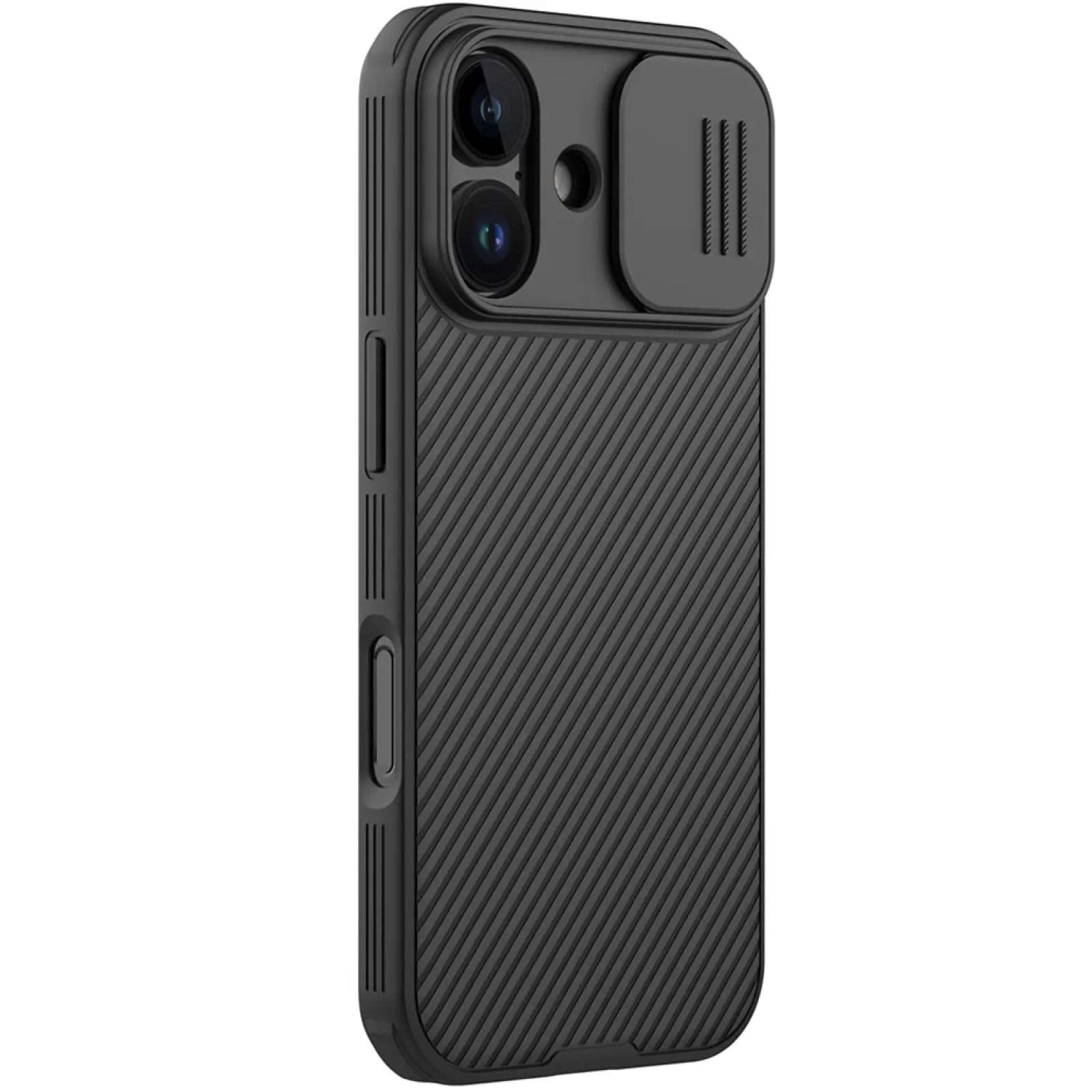 Карбонова накладка Nillkin CamShield Pro Magnetic для Apple iPhone 17 (6.3"), Black, Пластик, купити оптом з доставкою