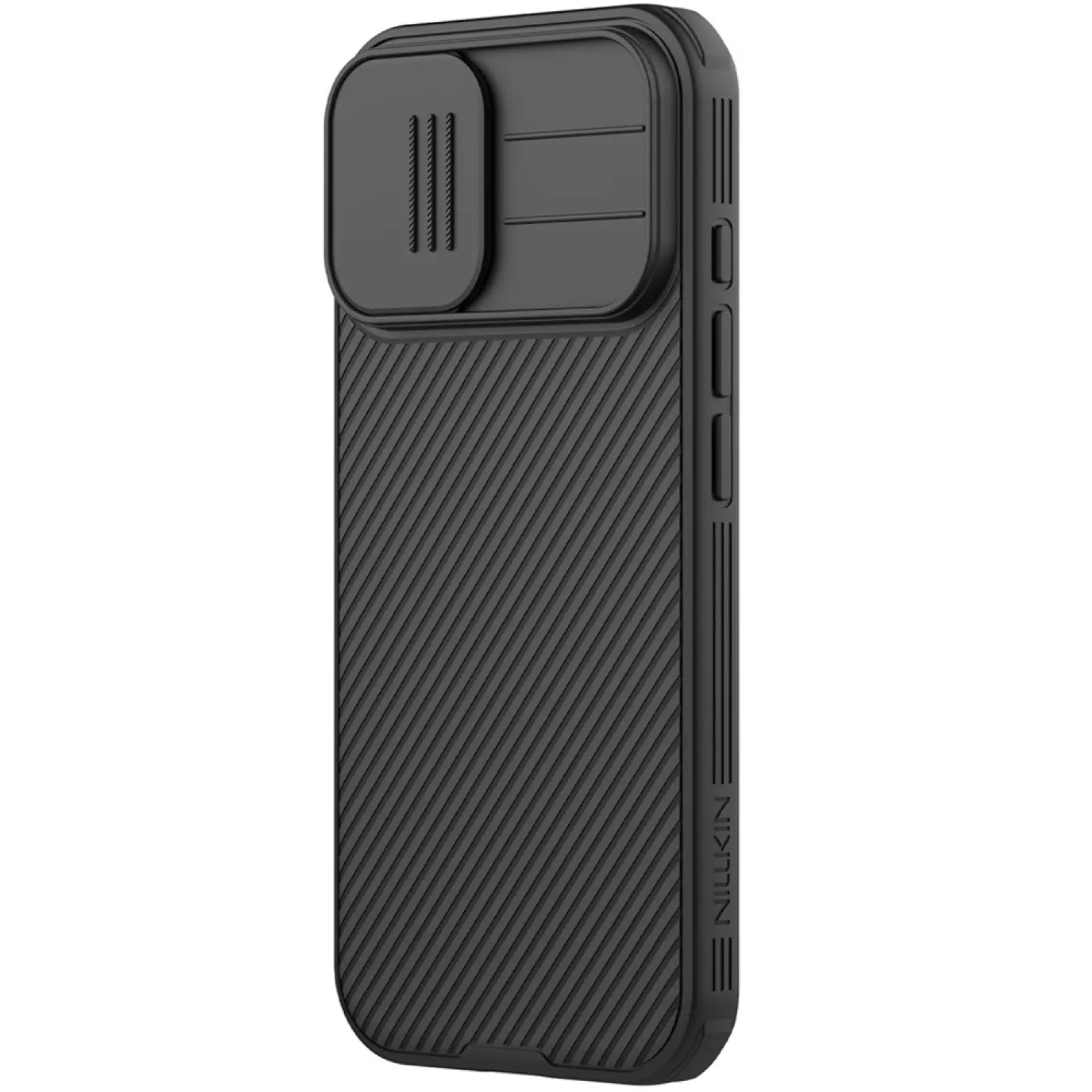 Карбонова накладка Nillkin CamShield Pro Magnetic для Apple iPhone 17 (6.3"), Black 2, Пластик, купити оптом з доставкою