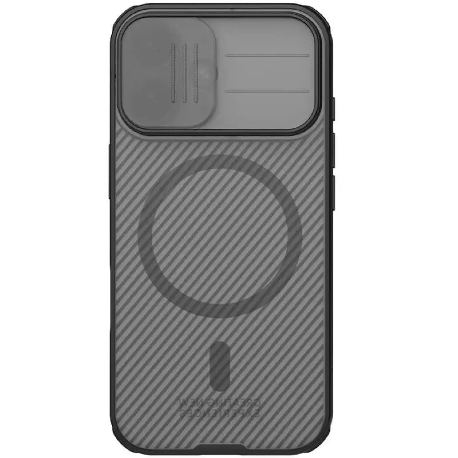 Карбонова накладка Nillkin CamShield Pro Magnetic для Apple iPhone 17 (6.3"), Transparent black 1, Пластик, купити оптом з доставкою