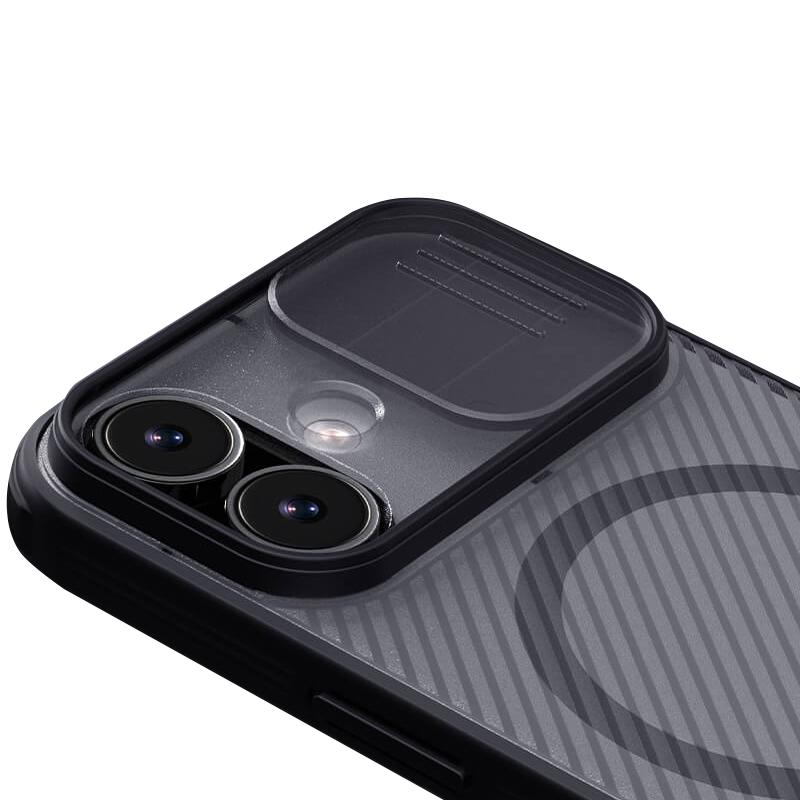 Карбонова накладка Nillkin CamShield Pro Magnetic для Apple iPhone 17 (6.3) на малюнкі №4
