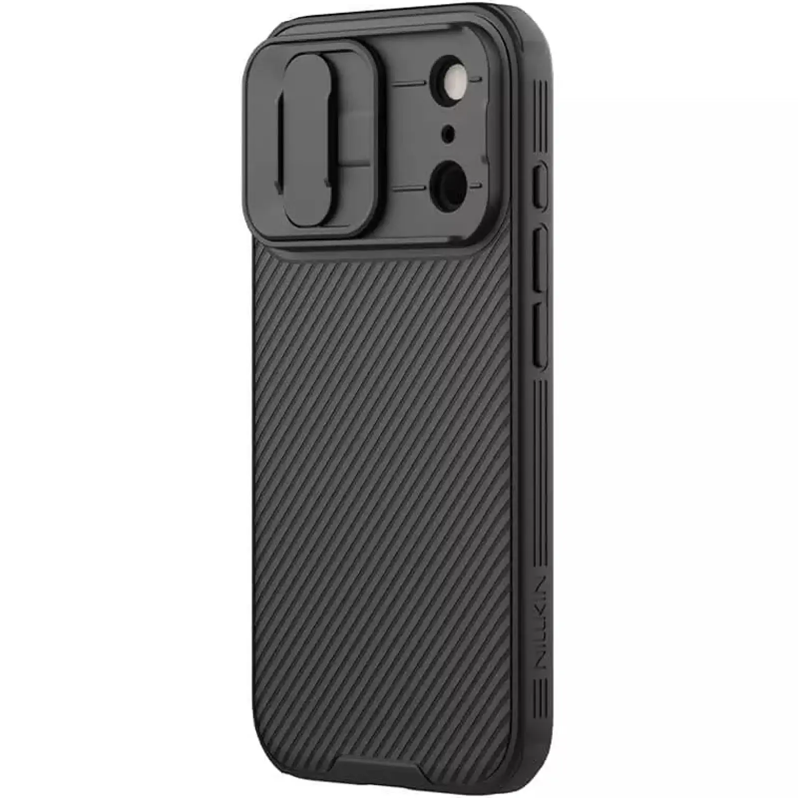 Карбоновая накладка Nillkin CamShield Pro Magnetic для Apple iPhone 17 Pro Max (6.9"), Black 2, Пластик, купить оптом с доставкой