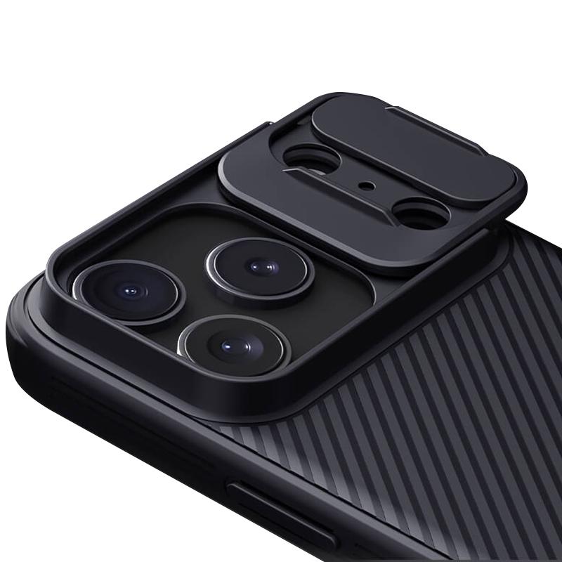 Карбоновая накладка Nillkin CamShield Pro Magnetic для Apple iPhone 17 Pro Max (6.9) на картинке №4