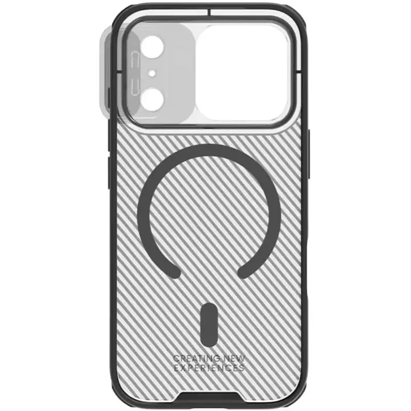 Карбоновая накладка Nillkin CamShield Pro Magnetic для Apple iPhone 17 Pro Max (6.9"), Transparent black 4, Пластик, купить оптом с доставкой
