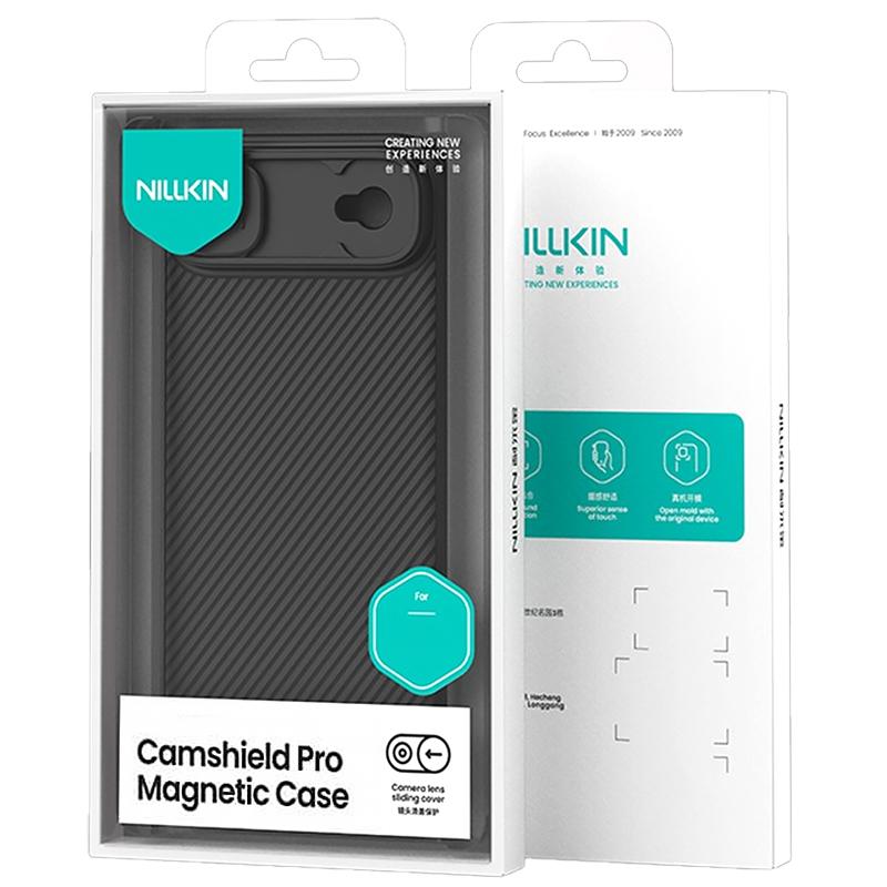 Карбоновая накладка Nillkin CamShield Pro Magnetic для Apple iPhone 17 Air (6.5) на картинке №6
