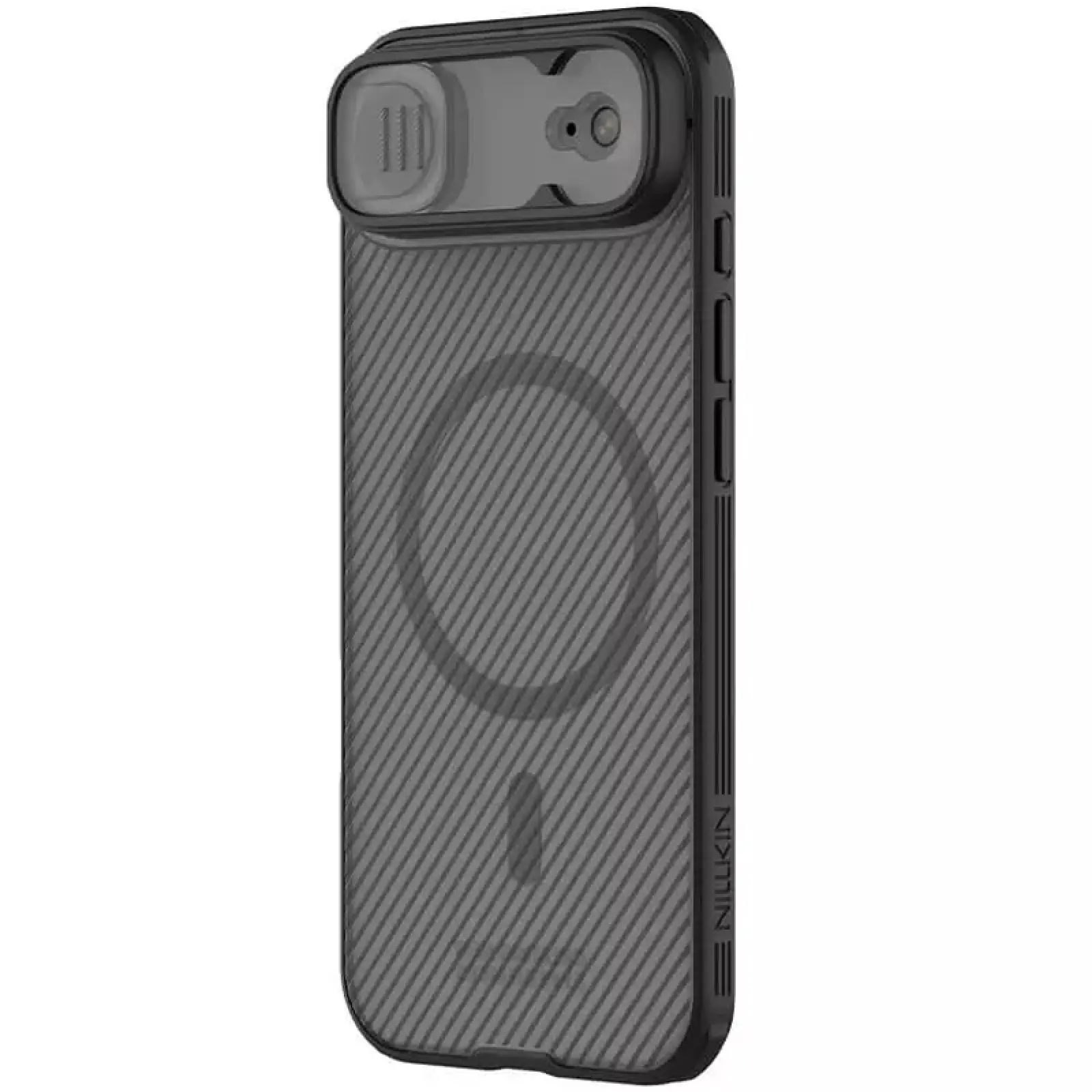 Карбоновая накладка Nillkin CamShield Pro Magnetic для Apple iPhone 17 Air (6.5"), Transparent black 2, Пластик, купить оптом с доставкой