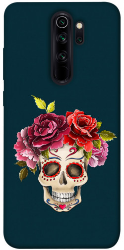 Чехол itsPrint Flower skull для Xiaomi Redmi Note 8 Pro