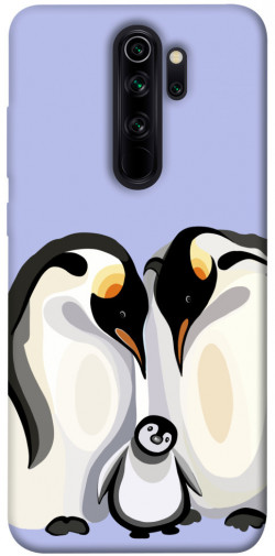 Чехол itsPrint Penguin family для Xiaomi Redmi Note 8 Pro