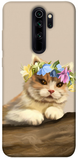 Чехол itsPrint Cat in flowers для Xiaomi Redmi Note 8 Pro