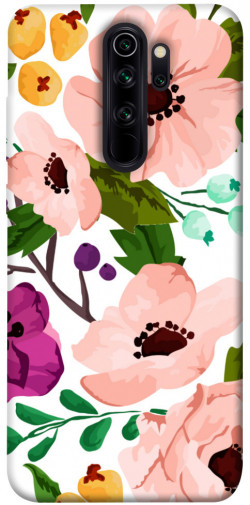 Чохол itsPrint Акварельні квіти для Xiaomi Redmi Note 8 Pro