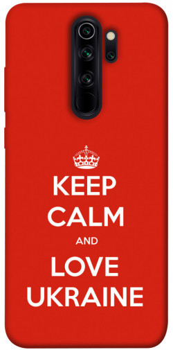 Чохол itsPrint Keep calm and love Ukraine для Xiaomi Redmi Note 8 Pro