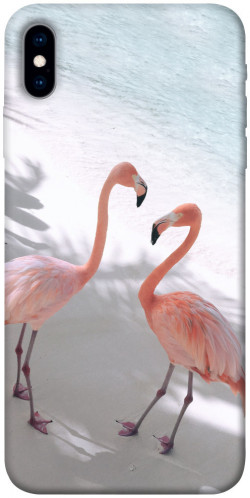 Чехол itsPrint Flamingos для Apple iPhone X (5.8")