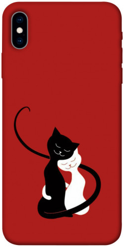 Чехол itsPrint Влюбленные коты для Apple iPhone X (5.8")