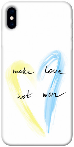 Чехол itsPrint Make love not war для Apple iPhone X (5.8")