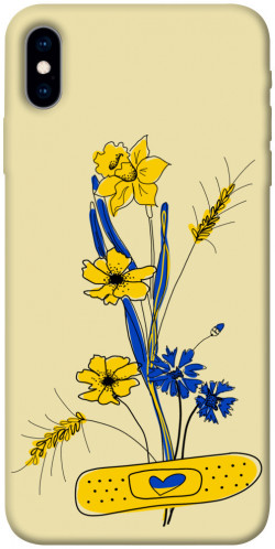 Чехол itsPrint Українські квіточки для Apple iPhone X (5.8")
