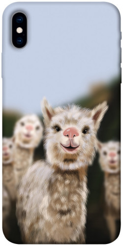 Чохол itsPrint Funny llamas для Apple iPhone X (5.8")