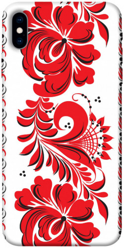 Чехол itsPrint Червона вишиванка для Apple iPhone X (5.8")