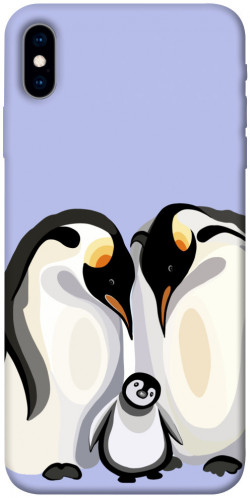 Чехол itsPrint Penguin family для Apple iPhone X (5.8")
