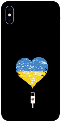 Чехол itsPrint З Україною в серці для Apple iPhone X (5.8")