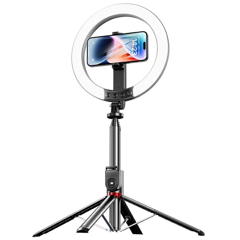 Кільцева LED-лампа для селфі Usams US-ZB323 10-inch Fill Light 1200mAh на малюнкі №1
