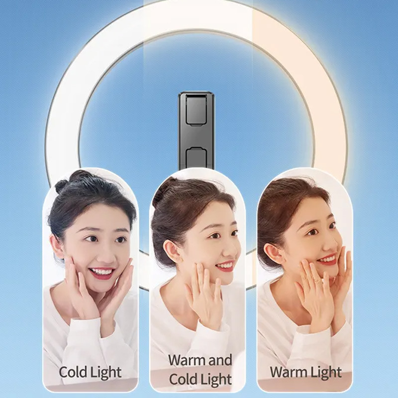 Кільцева LED-лампа для селфі Usams US-ZB323 10-inch Fill Light 1200mAh на малюнкі №3