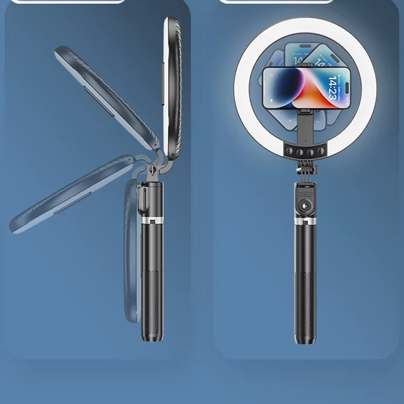 Кільцева LED-лампа для селфі Usams US-ZB323 10-inch Fill Light 1200mAh на малюнкі №7