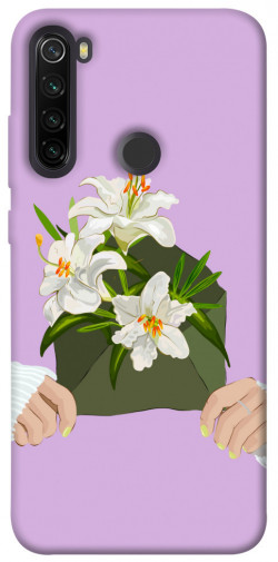 Чехол itsPrint Flower message для Xiaomi Redmi Note 8T