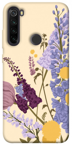 Чохол itsPrint Flowers art для Xiaomi Redmi Note 8T