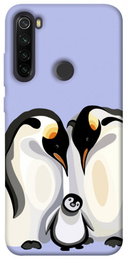 Чехол itsPrint Penguin family для Xiaomi Redmi Note 8T