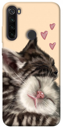 Чохол itsPrint Cats love для Xiaomi Redmi Note 8T
