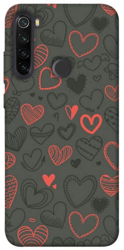 Чехол itsPrint Милые сердца для Xiaomi Redmi Note 8T