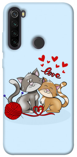 Чохол itsPrint Два коти Love для Xiaomi Redmi Note 8T