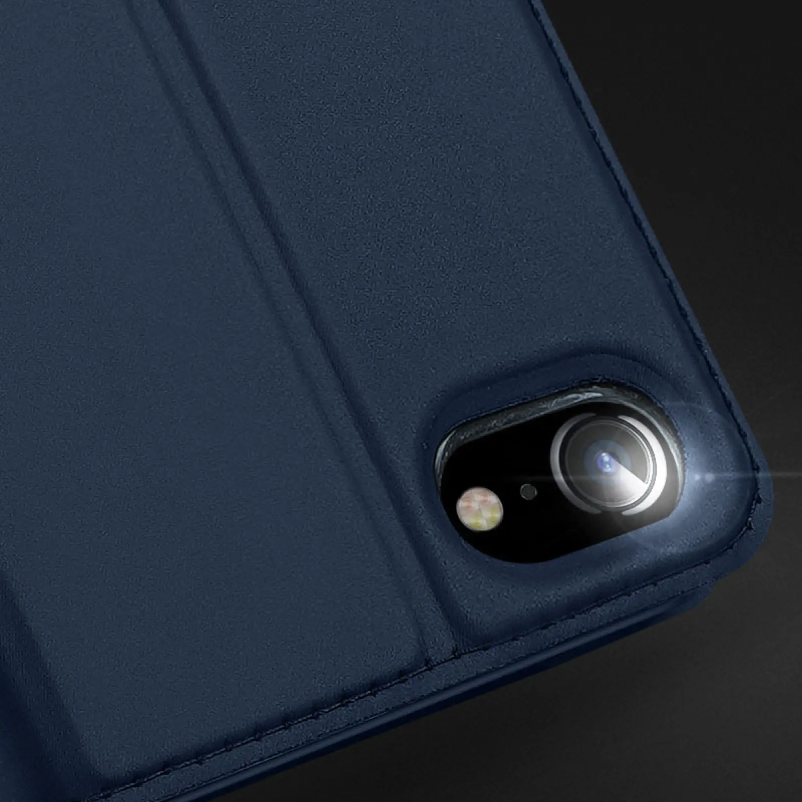 Чехол-книжка Dux Ducis с карманом для визиток для Apple iPhone 7 / 8 / SE (2020) (4.7"), Синий 4, Искусственная кожа, купить оптом с доставкой