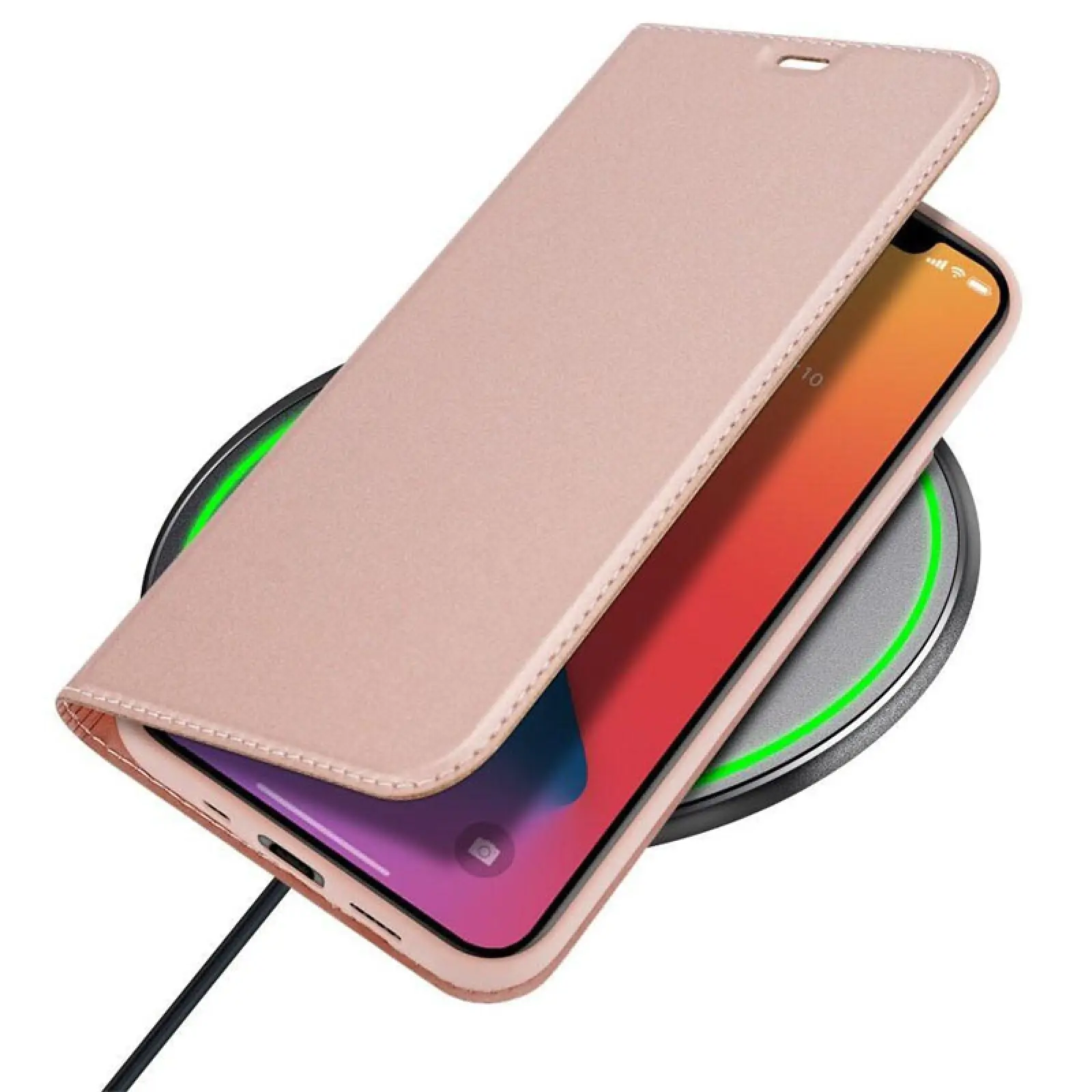 Чехол-книжка Dux Ducis с карманом для визиток для Apple iPhone 14 Pro Max (6.7"), Rose Gold 5, Искусственная кожа, купить оптом с доставкой