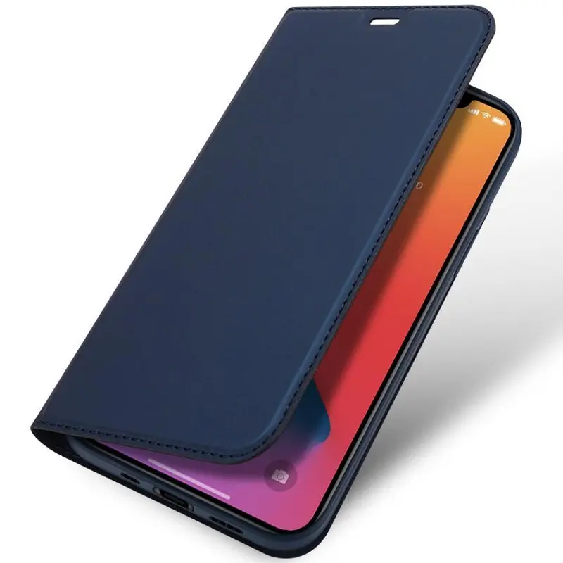 Чехол-книжка Dux Ducis с карманом для визиток для Apple iPhone 14 Pro Max (6.7"), Синий 1, Искусственная кожа, купить оптом с доставкой