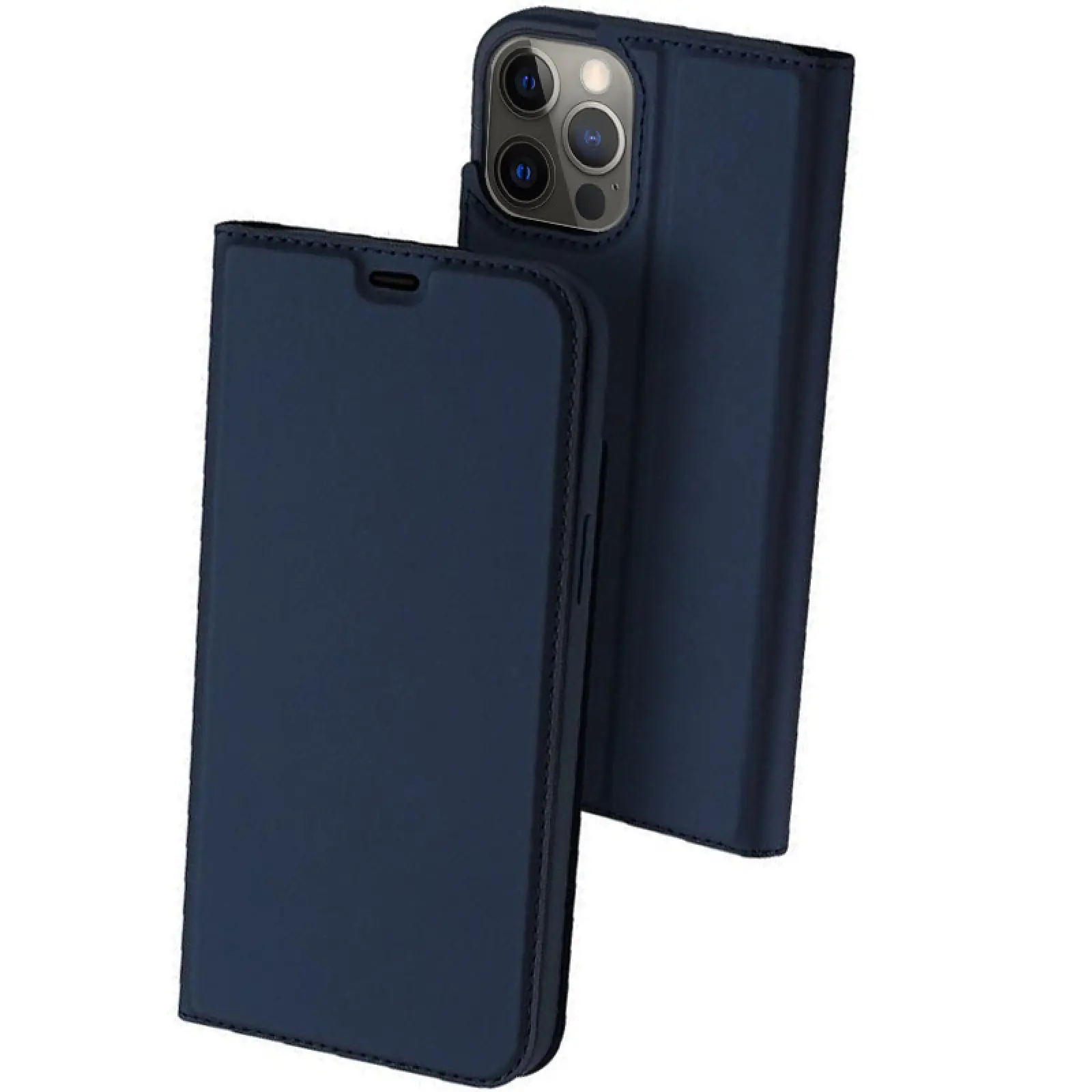 Чехол-книжка Dux Ducis с карманом для визиток для Apple iPhone 14 Pro Max (6.7"), Синий, Искусственная кожа, купить оптом с доставкой