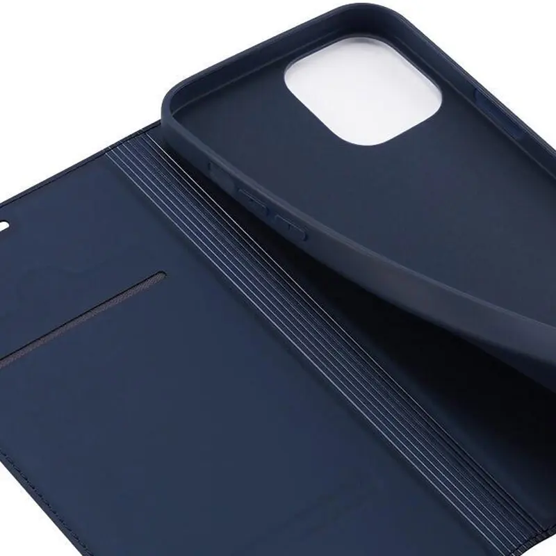 Чохол-книжка Dux Ducis з кишенею для візиток для Apple iPhone 14 / 13 (6.1"), Синій 6, Штучна шкіра, купити оптом з доставкою