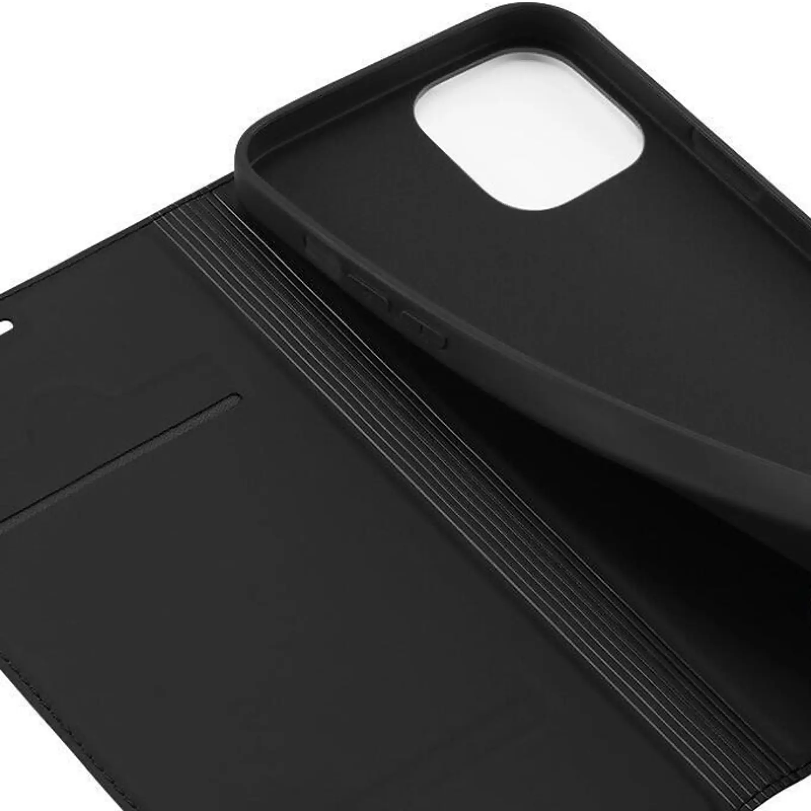 Чохол-книжка Dux Ducis з кишенею для візиток для Apple iPhone 14 / 13 (6.1"), Чорний 4, Штучна шкіра, купити оптом з доставкою