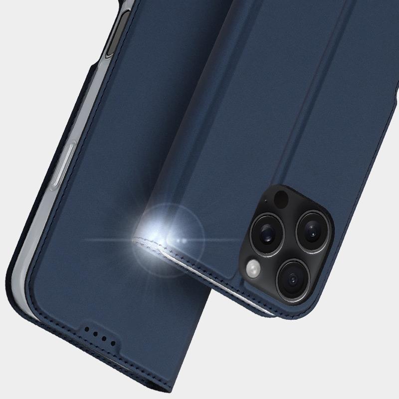 Чехол-книжка Dux Ducis с карманом для визиток для Apple iPhone 16 Pro (6.3) на картинке №6