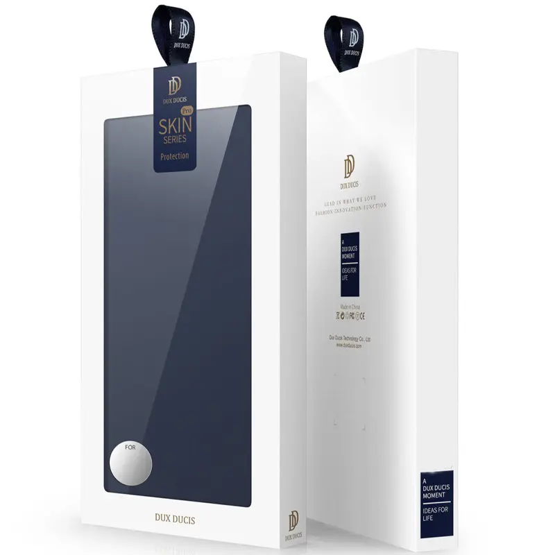 Чехол-книжка Dux Ducis с карманом для визиток для Apple iPhone 16 Pro (6.3"), Синий 6, Искусственная кожа, купить оптом с доставкой