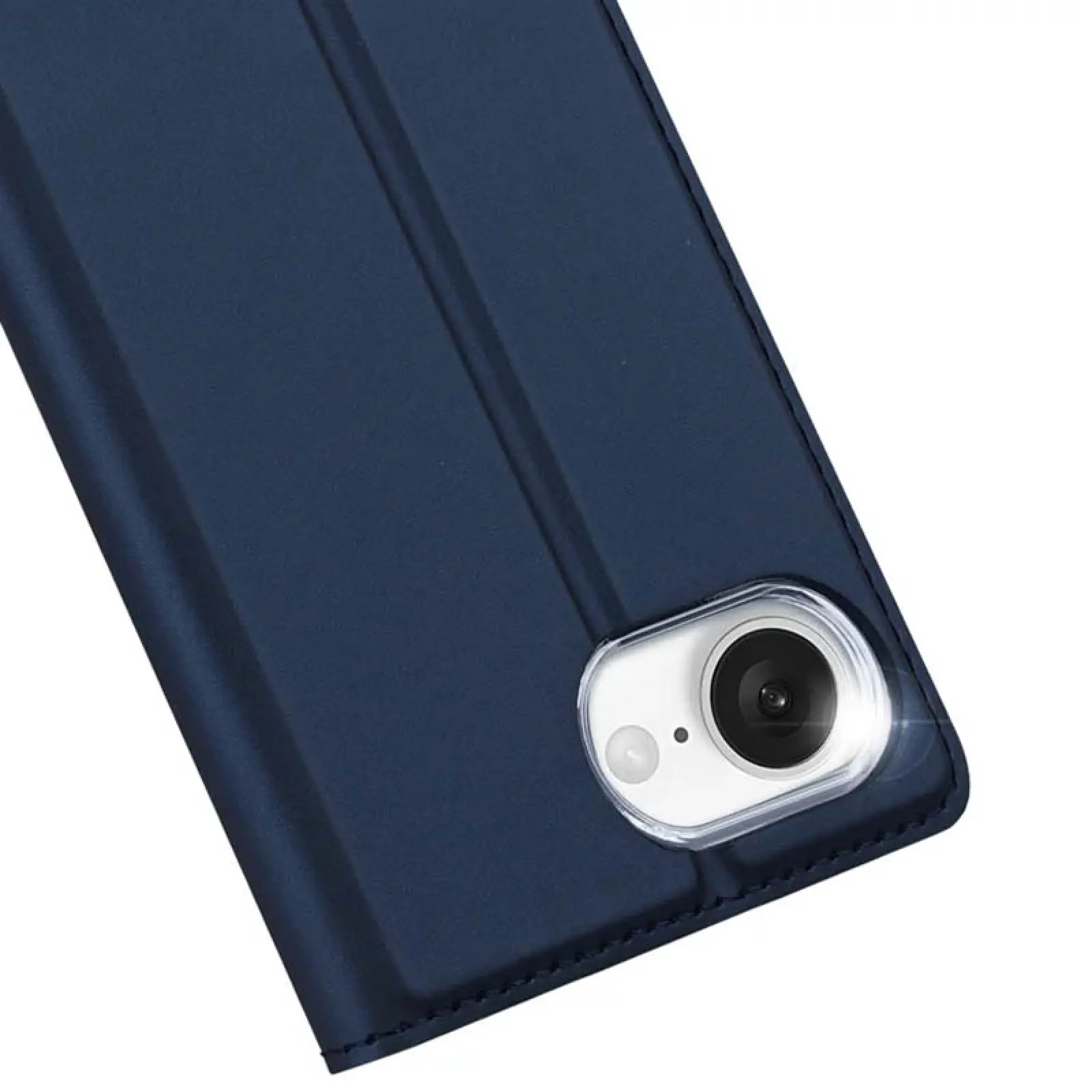 Чехол-книжка Dux Ducis с карманом для визиток для Apple iPhone 16e (6.1"), Синий 2, Искусственная кожа, купить оптом с доставкой