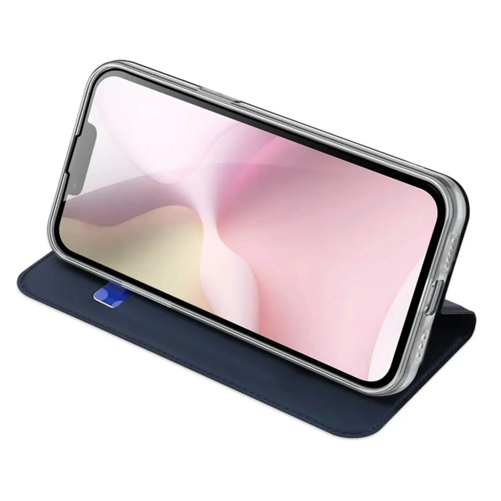 Чехол-книжка Dux Ducis с карманом для визиток для Apple iPhone 16e (6.1"), Синий 4, Искусственная кожа, купить оптом с доставкой